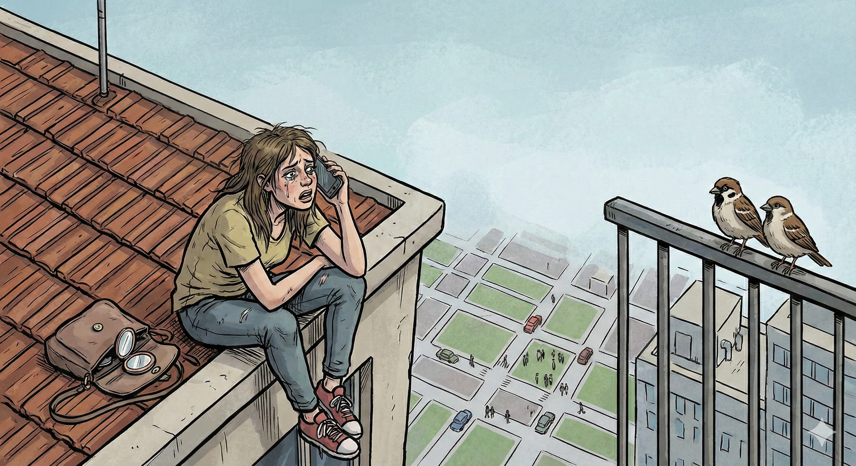 עומדת באוויר